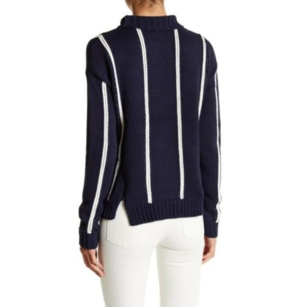 Stylestalker Mustang Sweater Top Split Zip Sides. - Picture 2 of 5